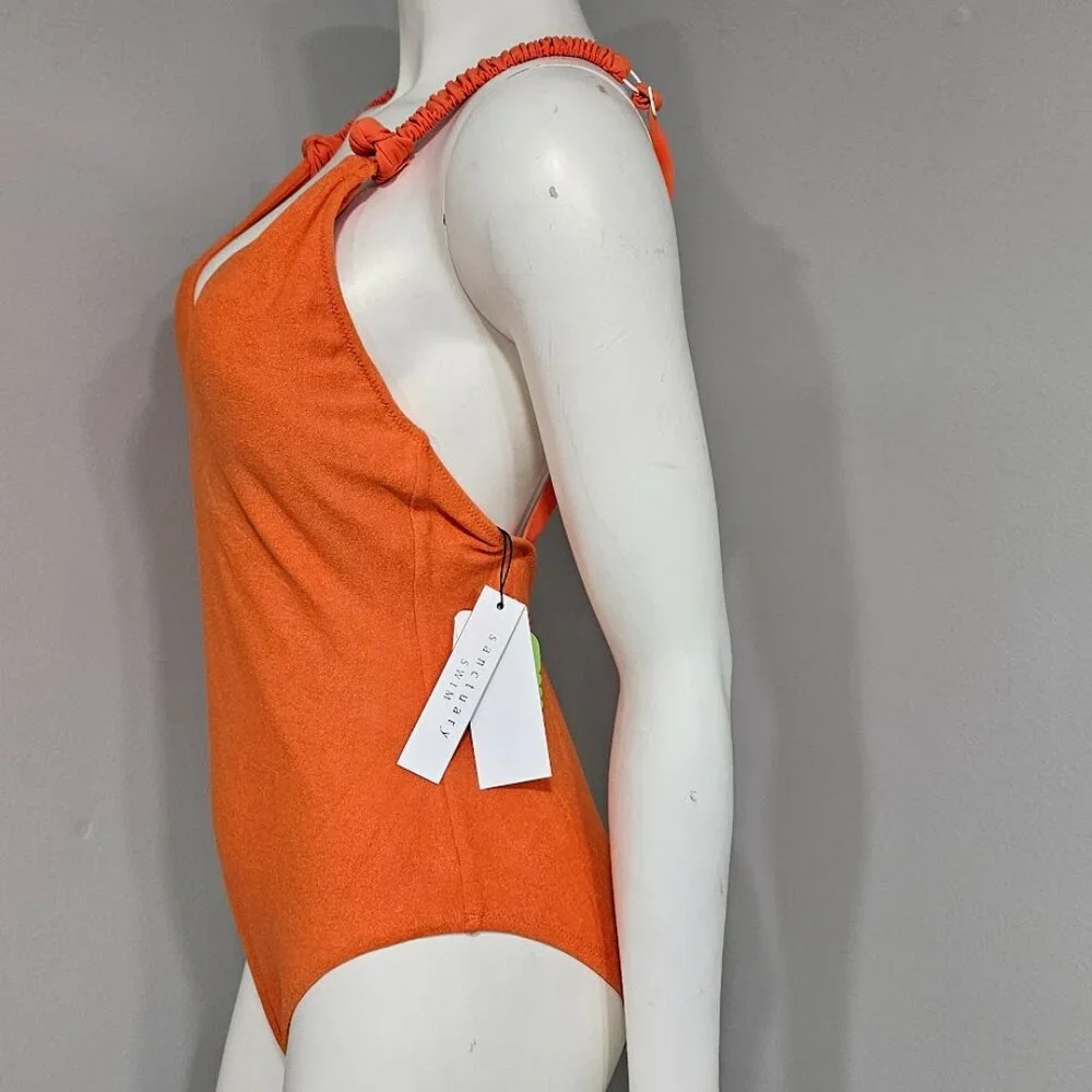 Sanctuary Splash Solids High Leg One Piece Swimsuit - Picture 3 of 10